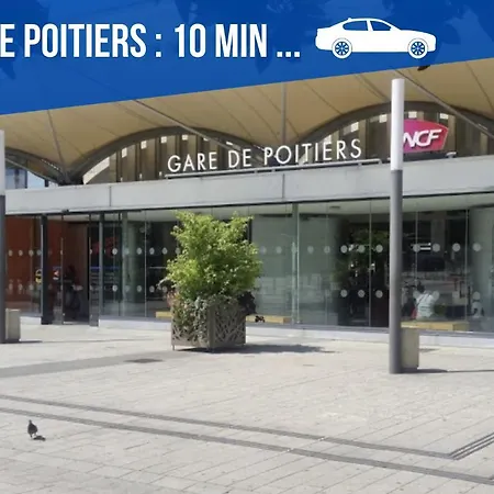 Bel T2 Climatise Avec Piscine Poitiers-futuroscope-creps De Poitiers Lejlighed *